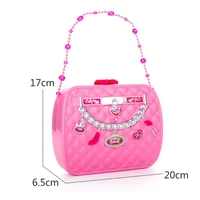 Funny Make Up Toy Pretend Play Kid Makeup Set Safety Non-toxic Makeup Kit Toy Girls Dressing Cosmetic Travel Box Girl Beauty Toy 1
