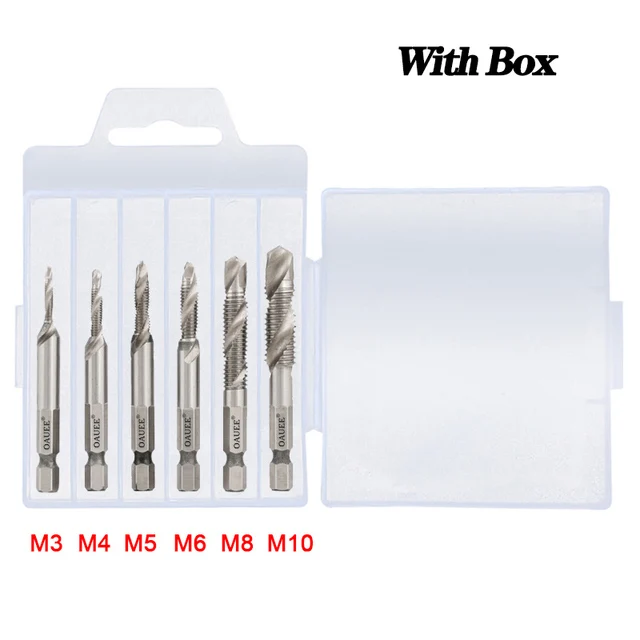 6Pcs Silver Long Set