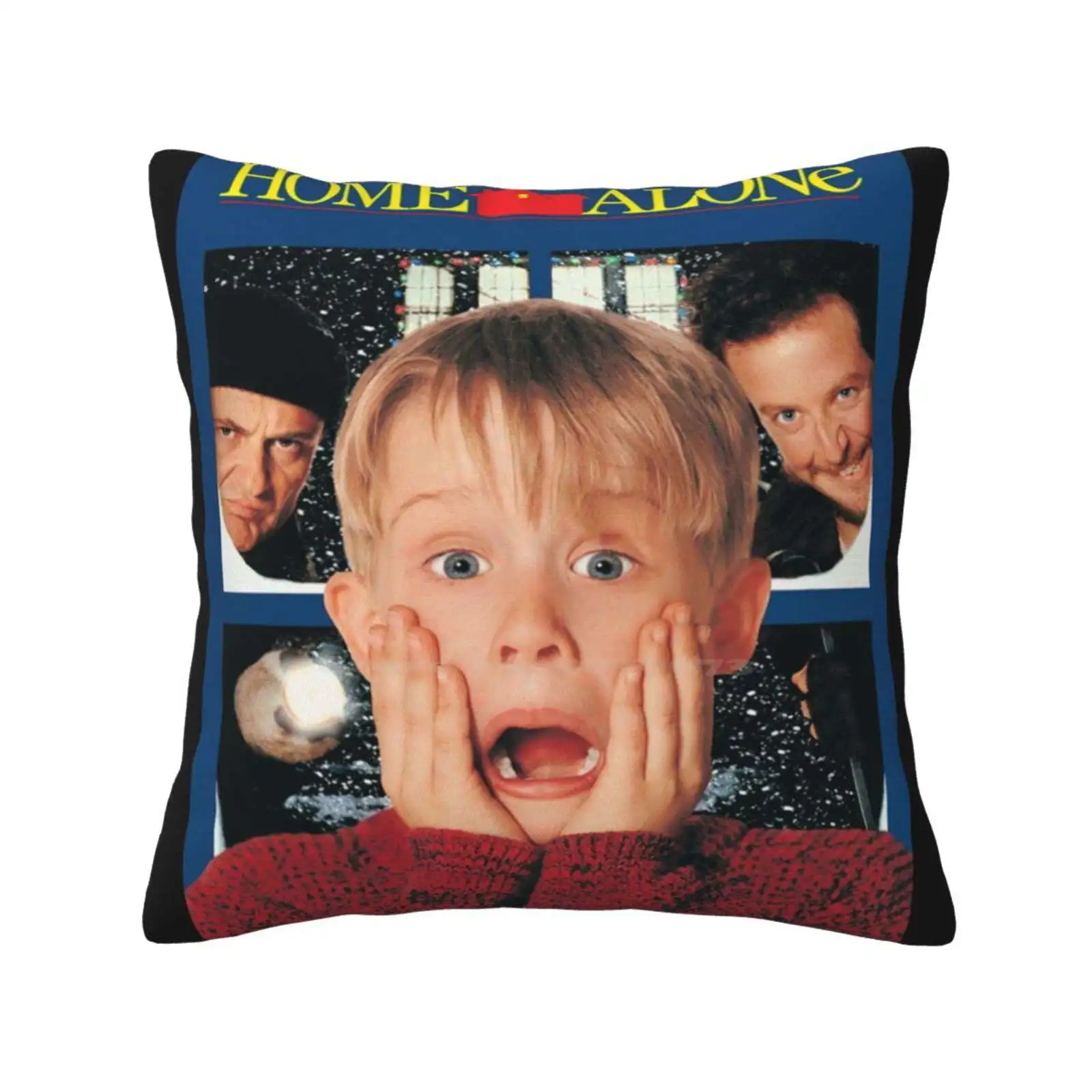 Home Alone Fashion Sofa Throw Pillow Cover Federa Home Alone Anni '90 Movie Kevin Macaulay Culkin Retro Nostalgic Joe Pesci