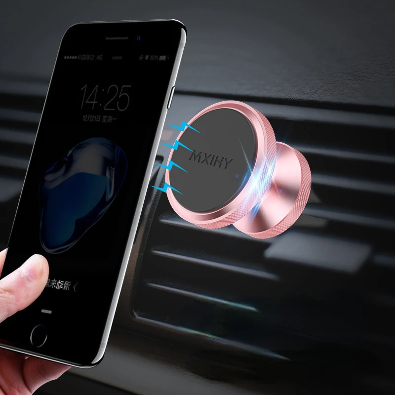 

Magnetic Car Cell Phone Holder Air Vent Clip Magnet Smartphone Mobile Stand GPS Support 360 Degree Moile Phone Stand for iPhone