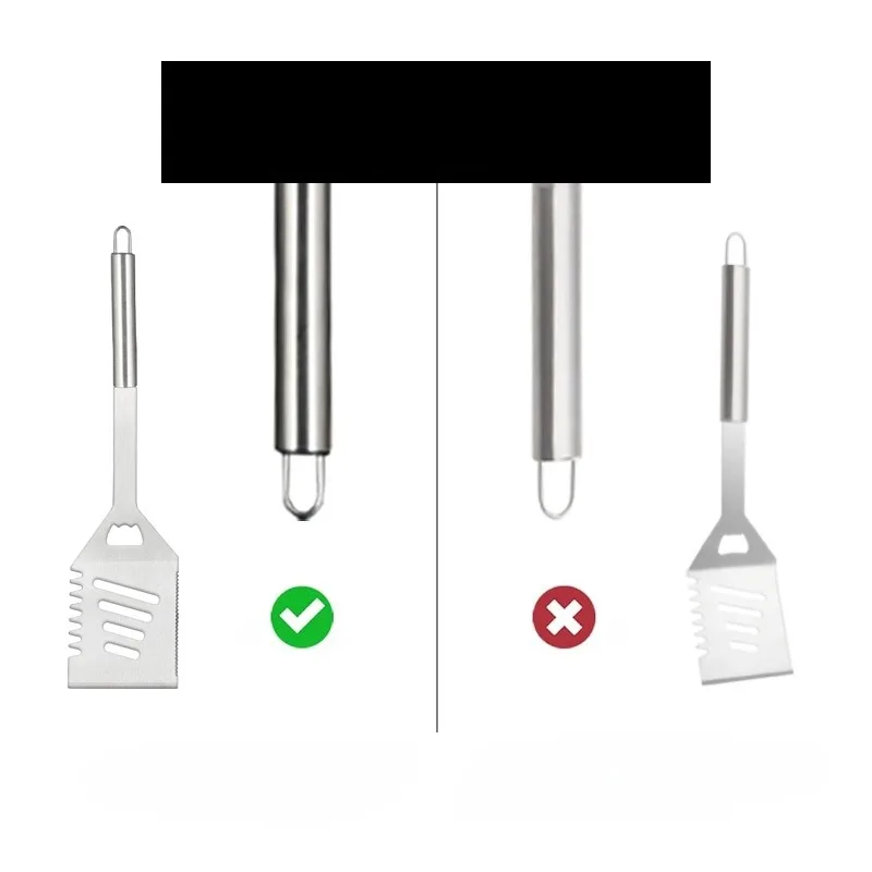 3/10/15-teiliges Grillset, Grillwerkzeug-Set, Camping-Utensilien, Hitzebeständiger Edelstahl, Unverzichtbar für Garten-Grillpartys – Detail 2