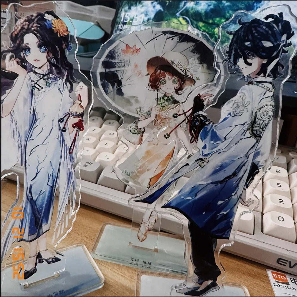 

Game Identity V Acrylic Stand Doll Anime Emma Woods Patient Psychologist Figure Model Plate Cosplay Toy for Gift