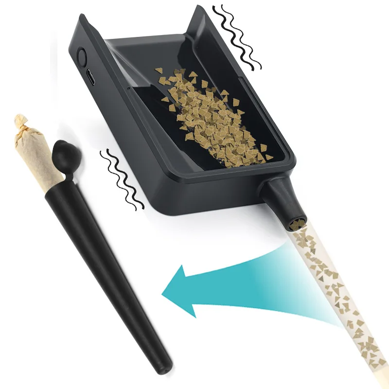 

Dry Herb Tobacco Grinder for Electric Filling Roll Paper Horn Tube Smoke Grass Crusher Grinders for Smoking Accessories