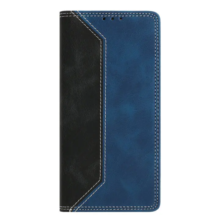 Elegant Magnetic Flip Case with RFID Protection and Leather Finish