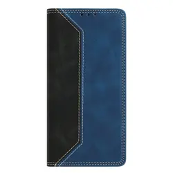 Elegant Magnetic Flip Case with RFID Protection and Leather Finish for Vivo X300 Ultra (Dark Blue)