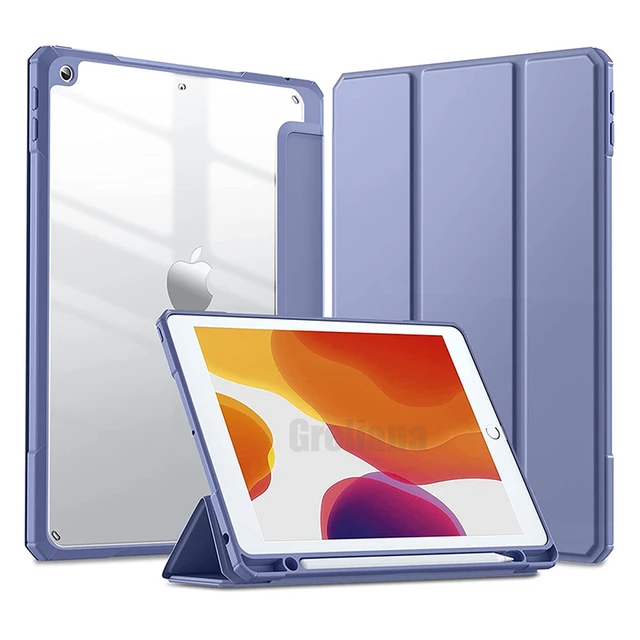 Funda con Portalápices para iPad air 5, 2022, 10,9, 4/3, 2020 Pro, 10,5,  2018, 9,7, 2021, 11, 10,2, 6/7/8/9/10. ª generación - AliExpress