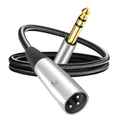 Premium Audio Cable - 6.35mm TRS to XLR Balanced Connection - 3m (6.35 to XLR Male)