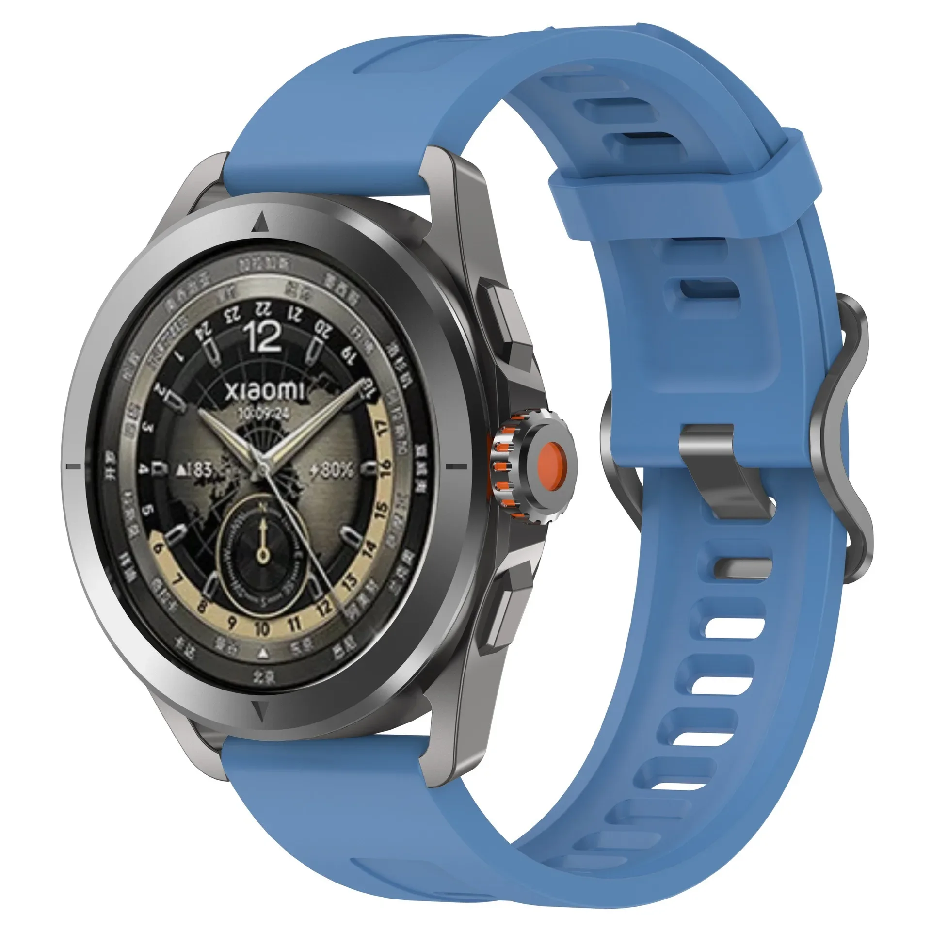 Silicone Smartwatch Strap, 22mm Durable & Comfortable Band