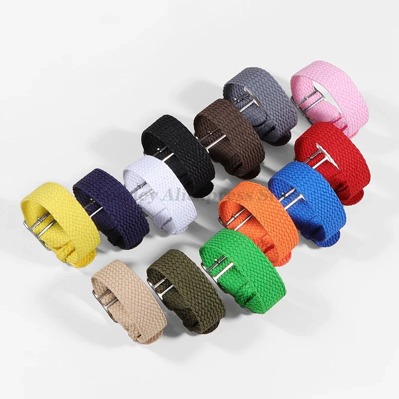 High-Quality Woven Nylon Fabric Watch Strap Replacement Wristband