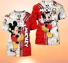 2024 Disney Minnie Mouse Disney Cartoon Comic 3D Printed Design Men Women Street Casual Couple Top T-shirt 1