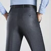 Summer Business Thin Suit Pants For Men Size 29-56 Spring Autumn Male Formal Solid Silk Long Dress Pants Baggy Office Trousers 3