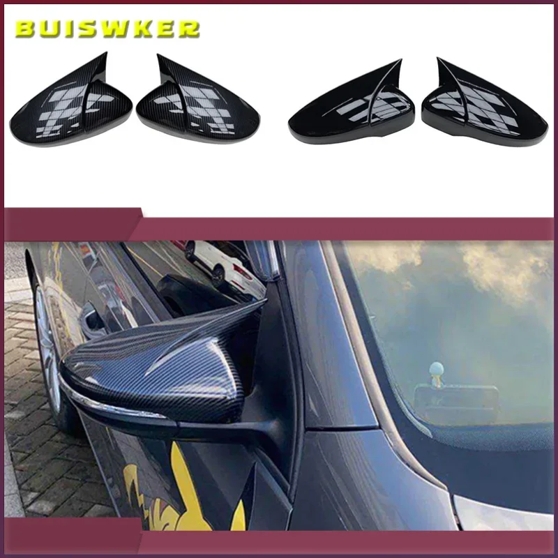 

For Volkswagen VW Scirocco 2009-2018 Door Side Wing Rearview mirror Cover Sticker Trim Car Styling Accessories