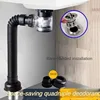 Durable Kitchen Accessories Plumbing Home Sink Hose Washbasin Pipeline Sink Deodorant Strainer Drain Sewer Pipe 1