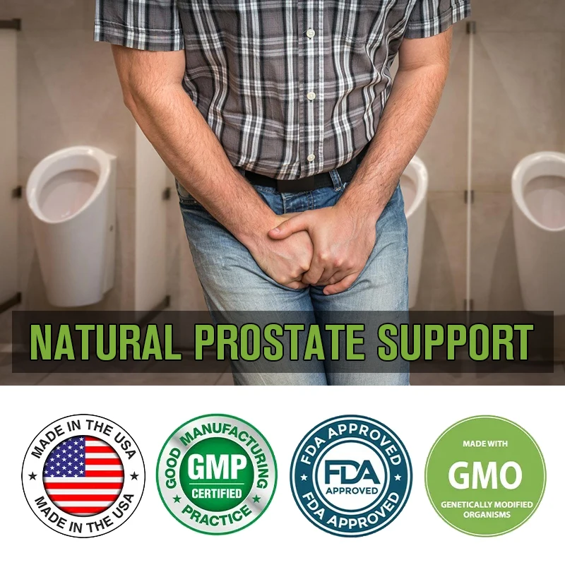 Saw Palmetto Supplement-Promotes Men's Prostate Health-Blocks DHT and Prevents Hair Loss Gluten Free Non-GMO 120 Capsules