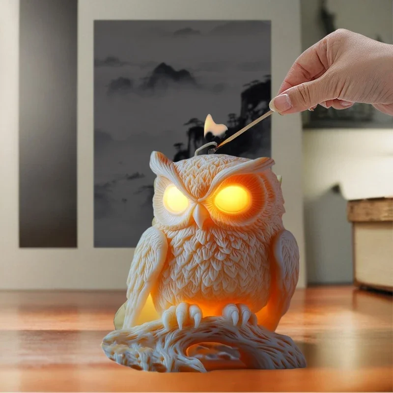 Cute Owl Silicone Mold 2