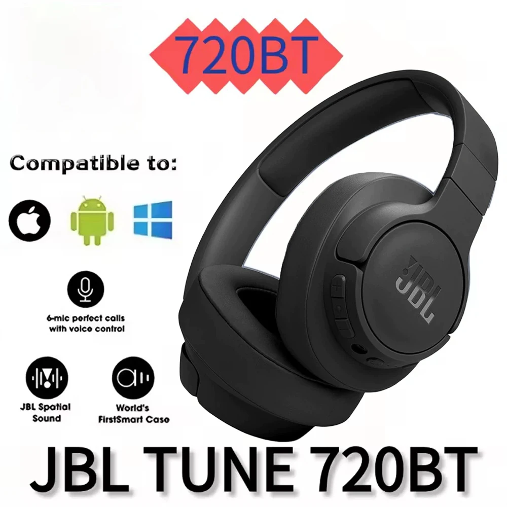 JBL Tune 720BT سماعات بلوتوث مثبتة على الرأس 76 سا...