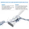 140A Derma Stamp Microneedling Face Roller Massager Adjustable Titanium Needle Length Skincare Beard Growth Scalp Hair 4
