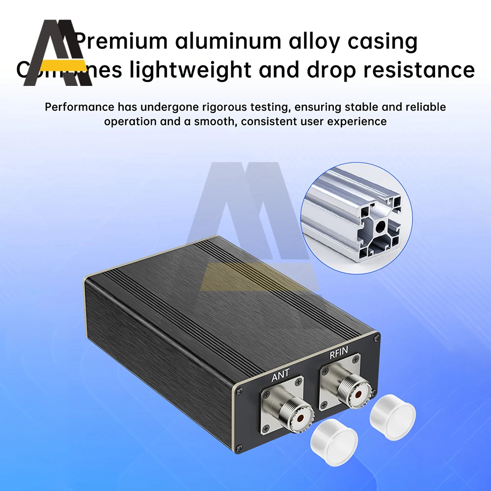 Mini Sintonizzatore d'Antenna Automatico per Apparecchiature Radio 1.8~55MHz 0.96IN con Alloggiamento ATU‑100 Strumenti Elettrici