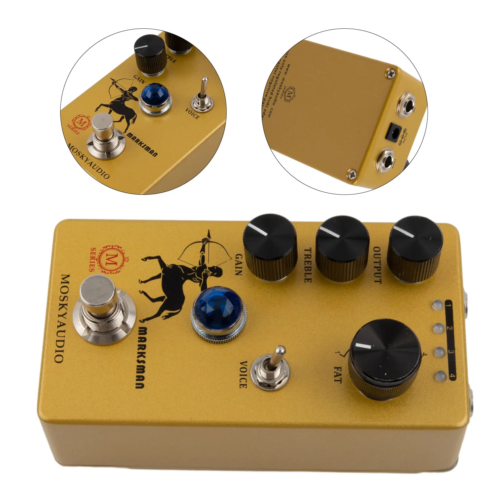 

Pedal Pedals Guitar Pedal Guitar Effects Pedal 11.5*6.5*5CM 300g Boost/overdrive CLIPPING MODES OUTPUT TREBLLE