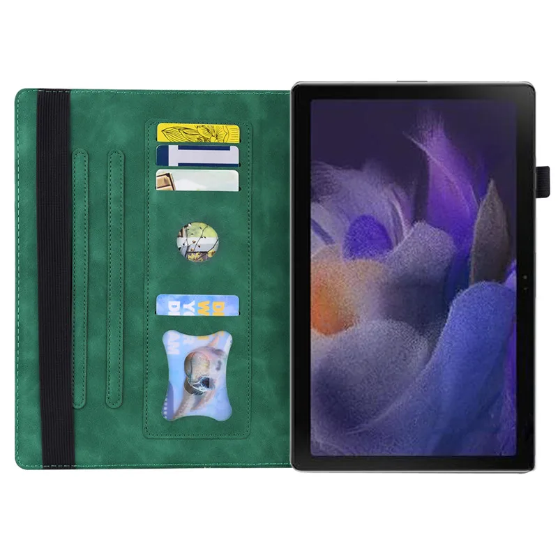 capinha para samusng galaxy tab flip carteira cartão inteligente folio livro capa coque para samsung tab