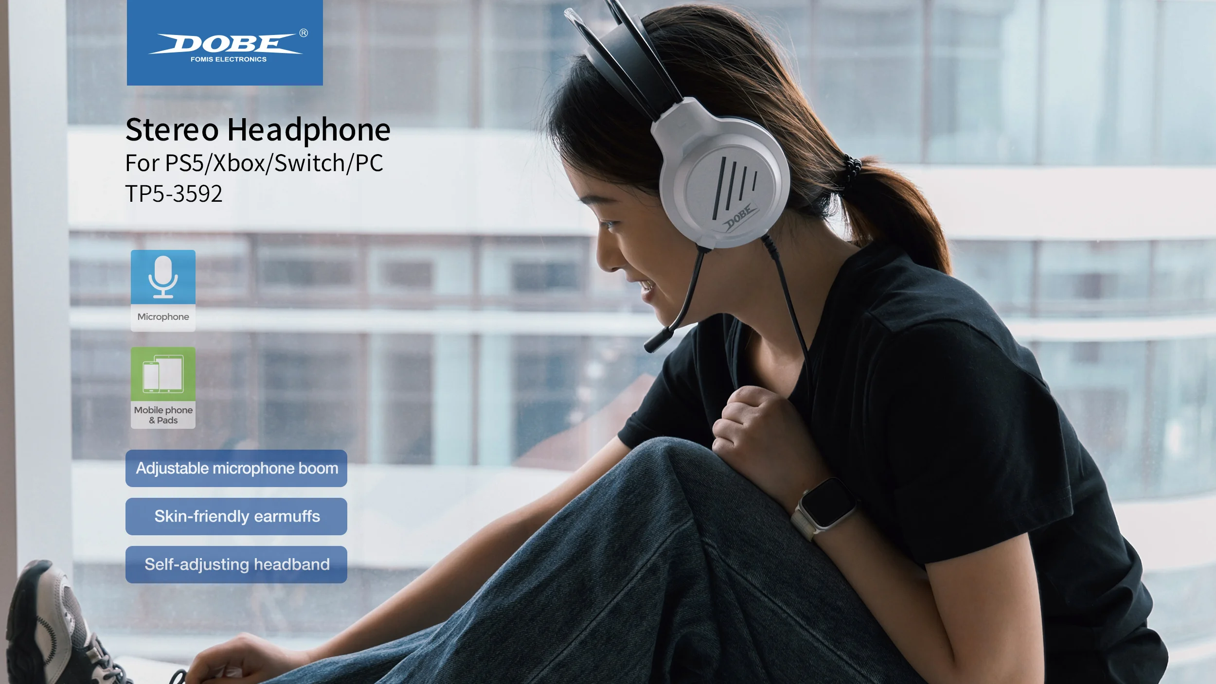 DOBE Stereo Gaming Headphone Black- TP5-3592 7 Sa75d952d10d54c49b0b84da9ab3d12f73 |
