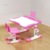 Kindergarten Homestay Children Furniture Sets Kids Bedroom Dormitory Learning Table Chairs Suit School Study Desks with Drawer m 2