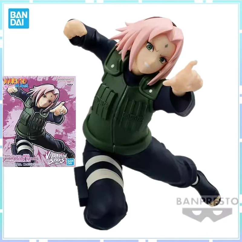 

Bandai Original BANPRESTO Anime Naruto VIBRATION STARS-HARUNO SAKURA-Ⅱ Shippuden PVC Action Figures Collection Model Toys