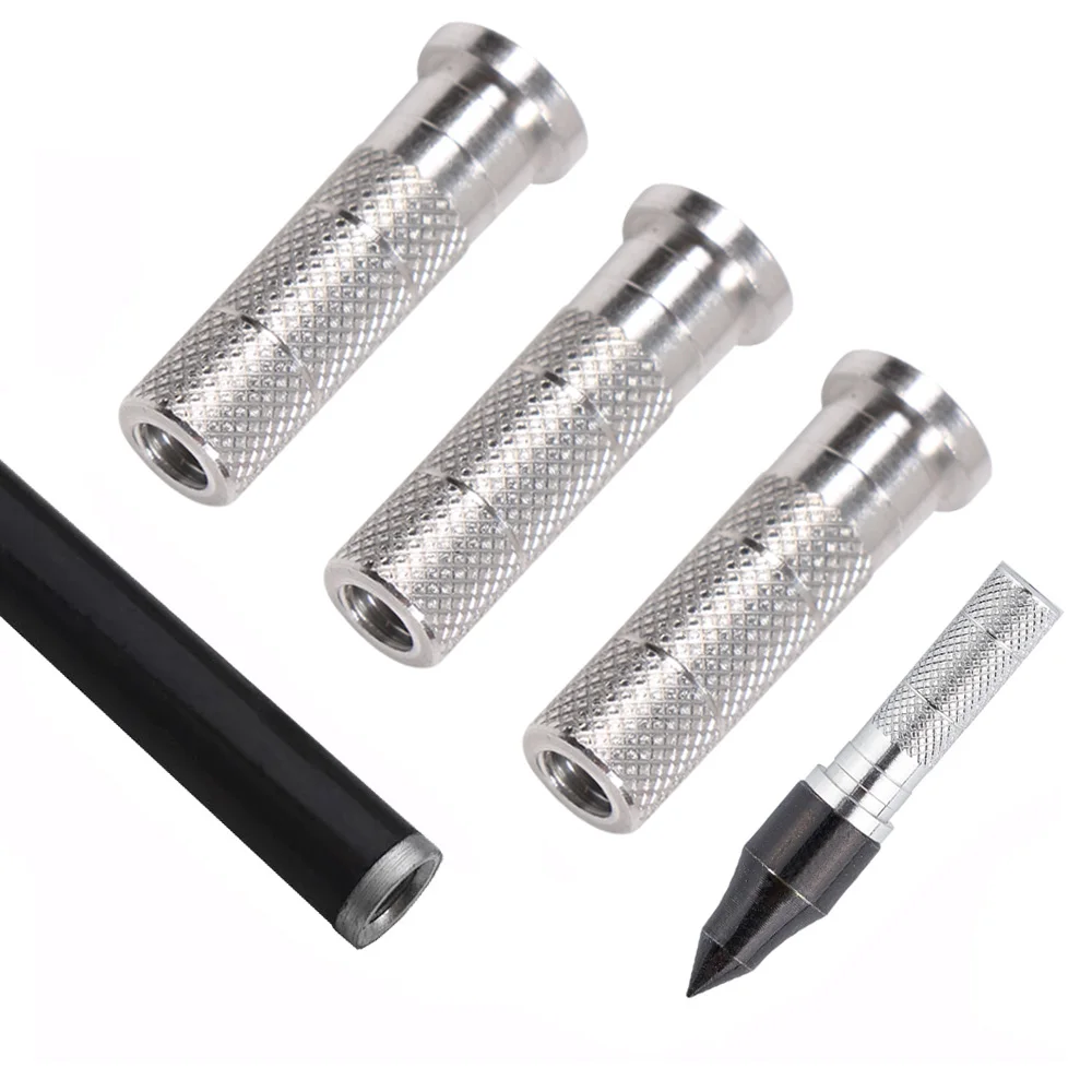 30pcs Archery Arrow Aluminum Insert for ID 6.2mm/7.6mm Carbon