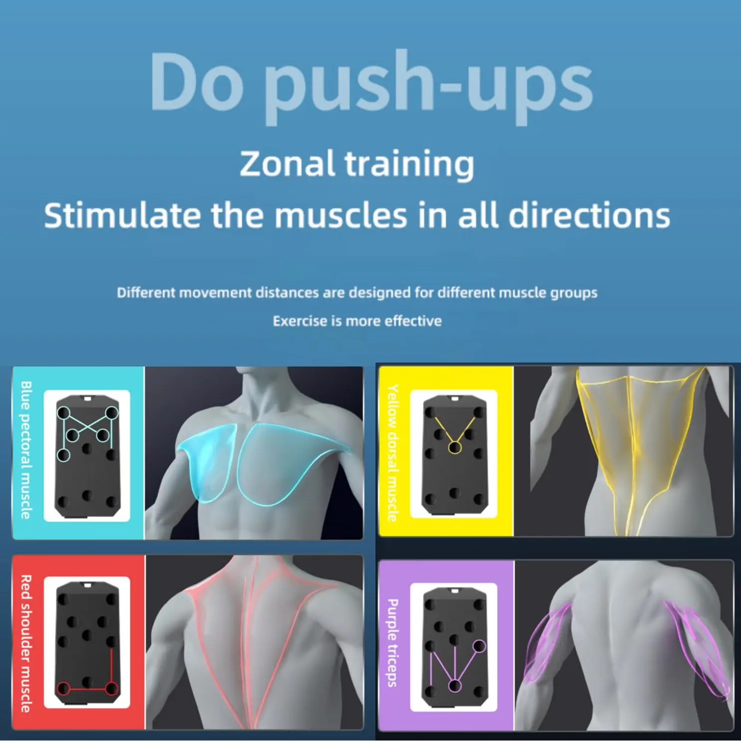 Folding Push Up Board Support Muscle Exercise Multifunctional Table Portable Fitness Equipment Abdominal Enhancement Support folding push up board