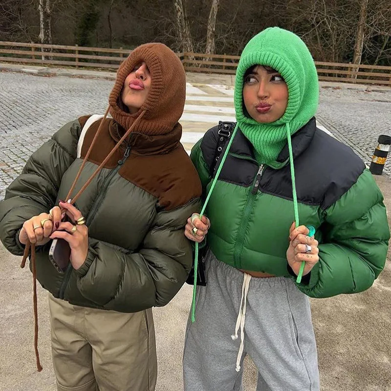 

Женский кардиган на молнии, облегающая куртка с длинным рукавом и высоким воротником, Осень-зима