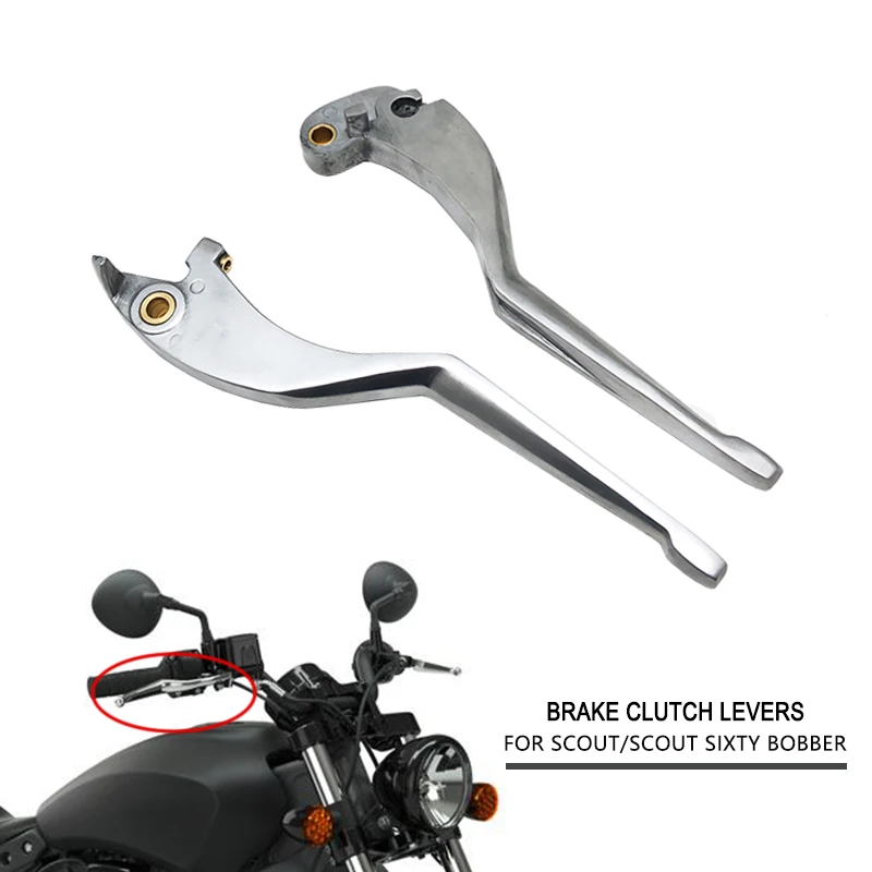 

Подходят для индийских разведчиков/разведчиков 60 поплавок 2017-2023 2021 2022 рычаги тормозной муфты руля Ручные захваты черные серебряные аксессуары