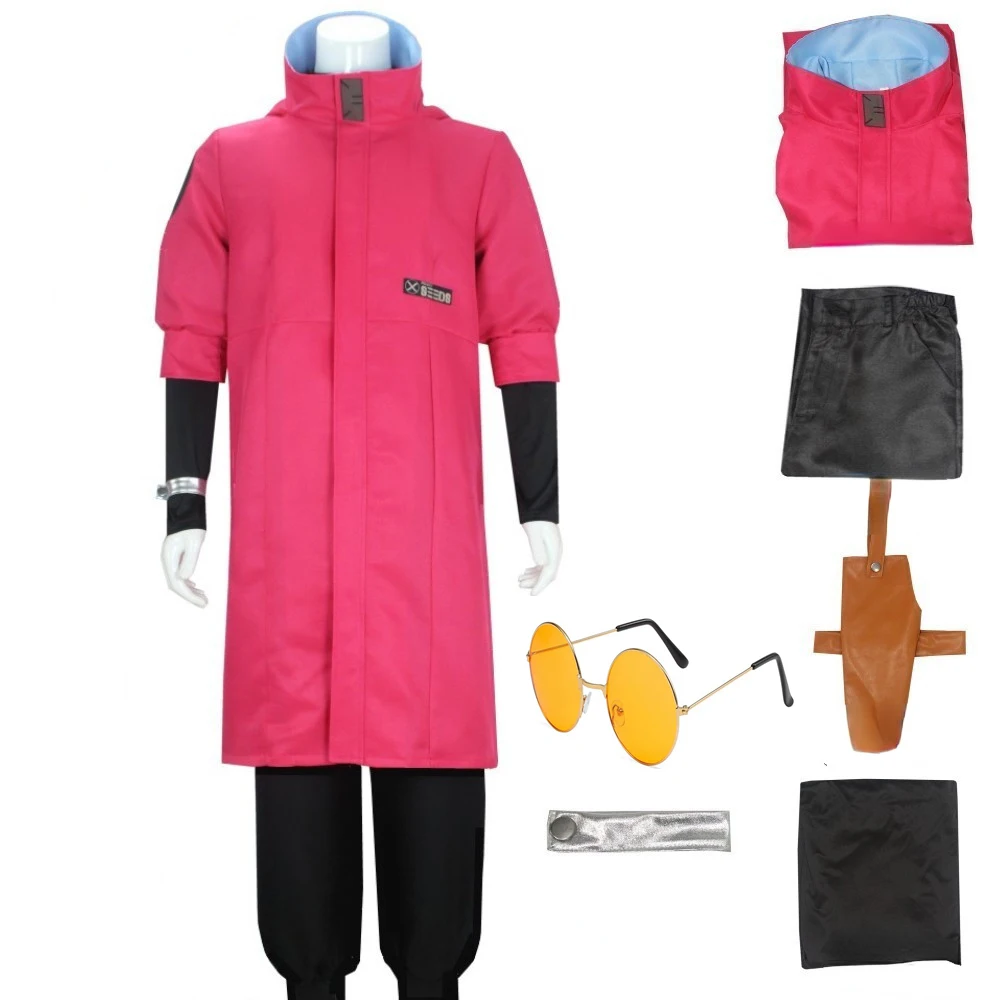 

Anime Trigun Vash The Stampede Cosplay Costume for Hoodie Trench Halloween Daily Clothes