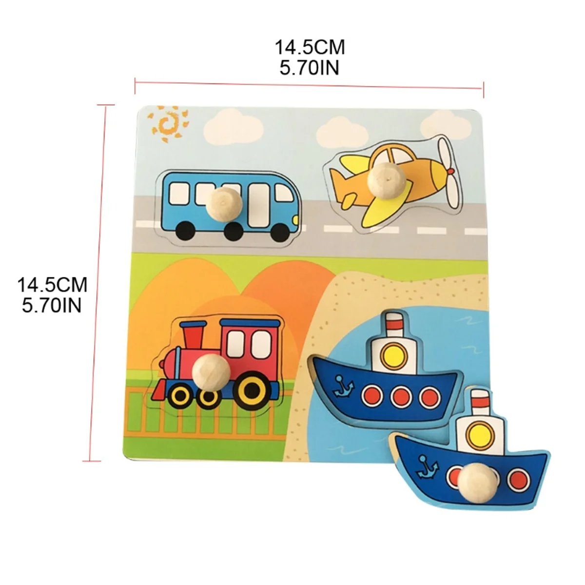 Montessori Baby Puzzel Educatief Speelgoed Voor Kinderen Baby Game Puzzel Jigsaw Kind Puzzel Houten Puzzels Voor Kinderen 2 3 jaar