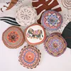 Vintage Round Futon Seat Cushion Retro Ethnic Bay Window Tatami Mat on The Ground Lazy Bohemian Fart Cushion Seat Cushion 1
