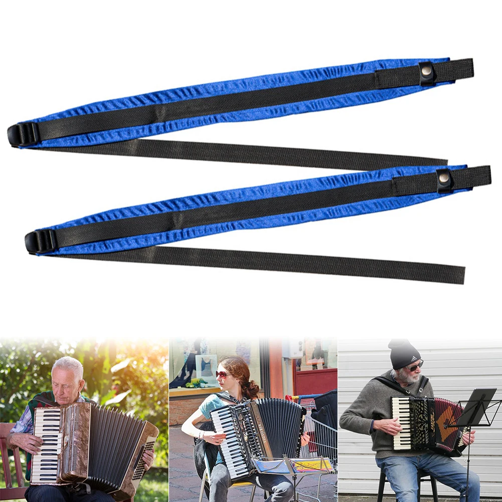 Accordion Shoulder Straps Shoulder Belts Straps Soft Harness Belt for 16-120 Bass