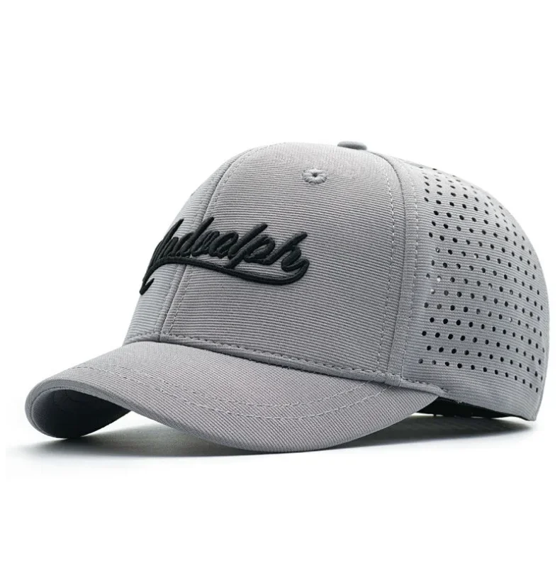 Big Head Hat Back Closed 5 cm Baseballkappe mit kurzer Krempe für Herren, taillierte Mesh-Kappen, dehnbare, vollständig geschlossene Kappen, 56–60 cm, 61-65 cm – Detail 12