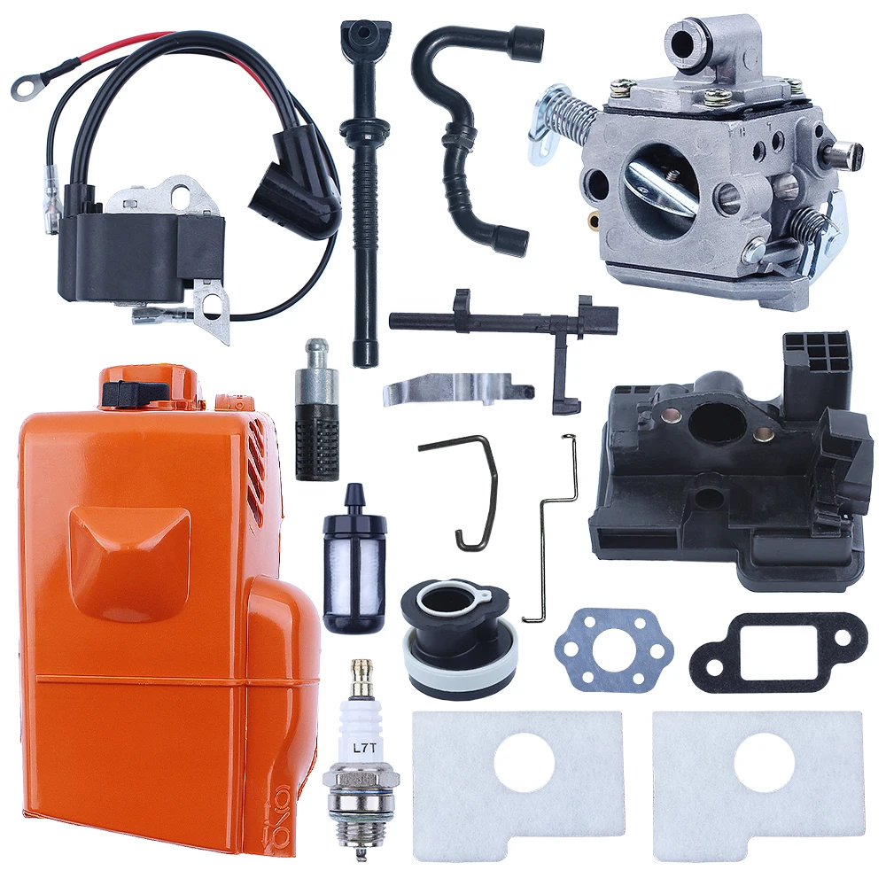 Cylinder Cover Carburetor Ignition Coil For Stihl MS180 MS170 018 017 Tune-up Kit Air Filter Housing Chainsaw Spare Parts 6