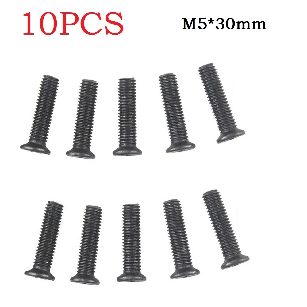 

10pcs Drill Chuck Shank Adapter Screw M5*30mm Left Hand Thread For 1/2 3/8 Inch UNF Drill Chuck Shank Adapter Power Tools