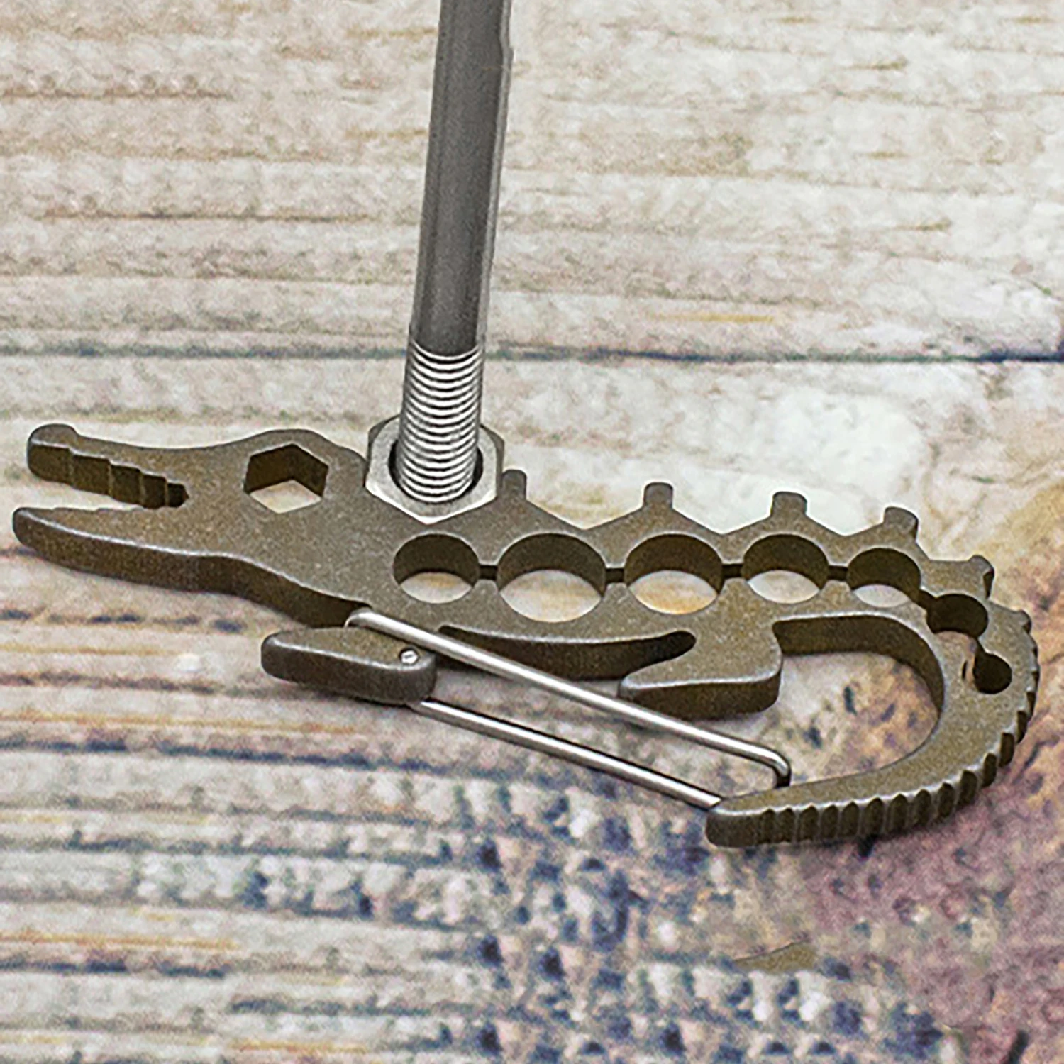 アクセサリー TI Custom Made Titanium Deep Carry Pocket Clip For Zero Tolerance