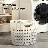 Foldable Stylish Laundry Basket with Handle Design — Space-Saving Home Storage Solution for Storing Clothes, Toys, and Miscellaneous Items, Suitable for Dorms, Bathrooms, Bedrooms, Rvs, and Homes Practical and Stylish Gifts 3