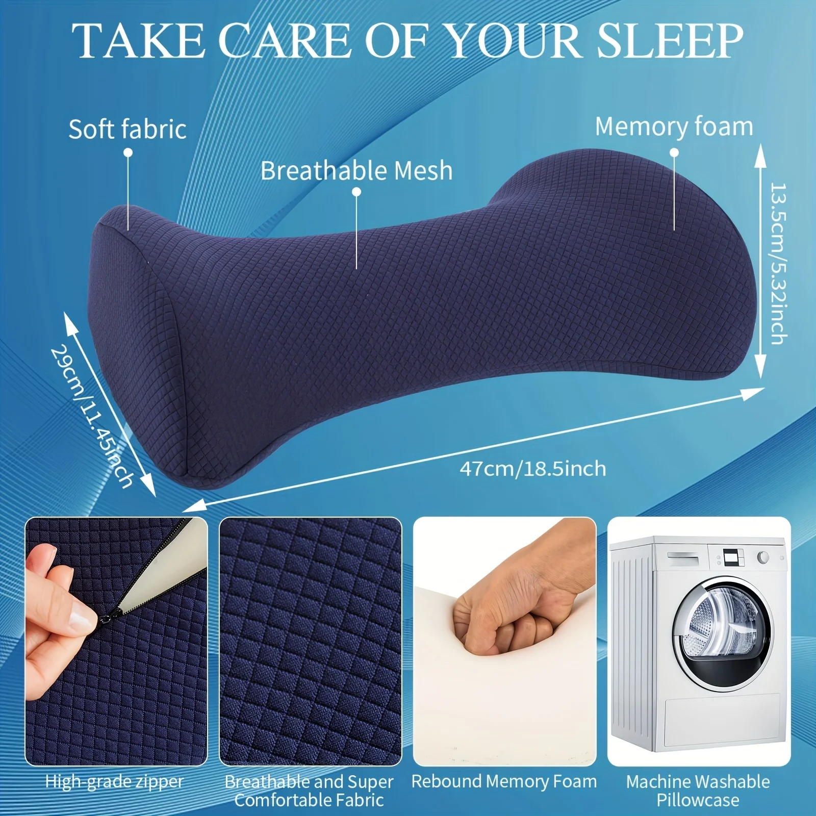 High thread count memory foam cushion for body massage and bedding.