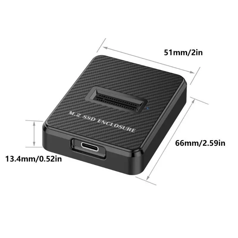 652F M.2 Nvme-USB C 도킹 스테이션 이중 프로토콜 M.2-USB C 어댑터