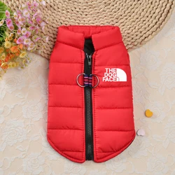 Waterproof Winter Warm Pet Jacket with Zipper Design - XL (Red2)