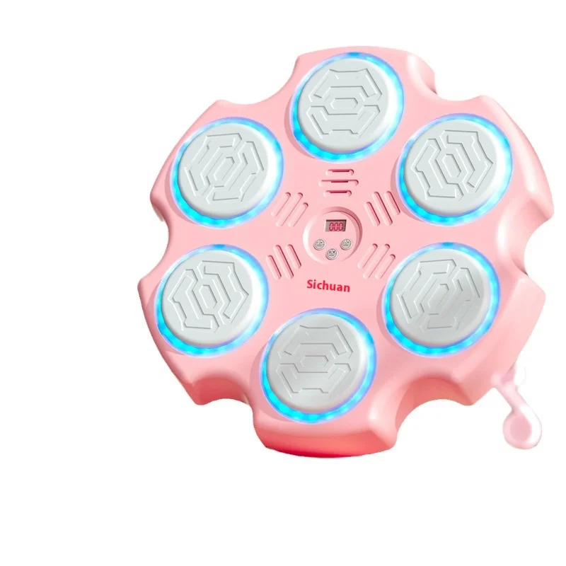 Music Boxing Toys Cross-Border Smart Music Boxing Target Light Rhythm Children's Electronic Boxing Machine Fitness Trainer