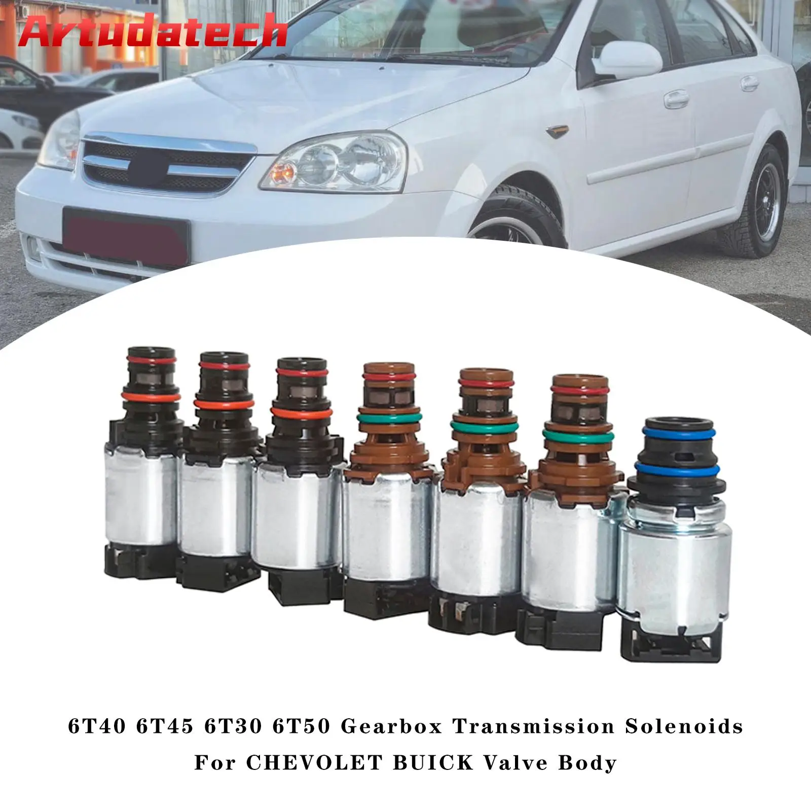 6T40 6T45 6T30 6T50 Gearbox Transmission Solenoids For CHEVOLET BUICK Valve Body Car Accessories