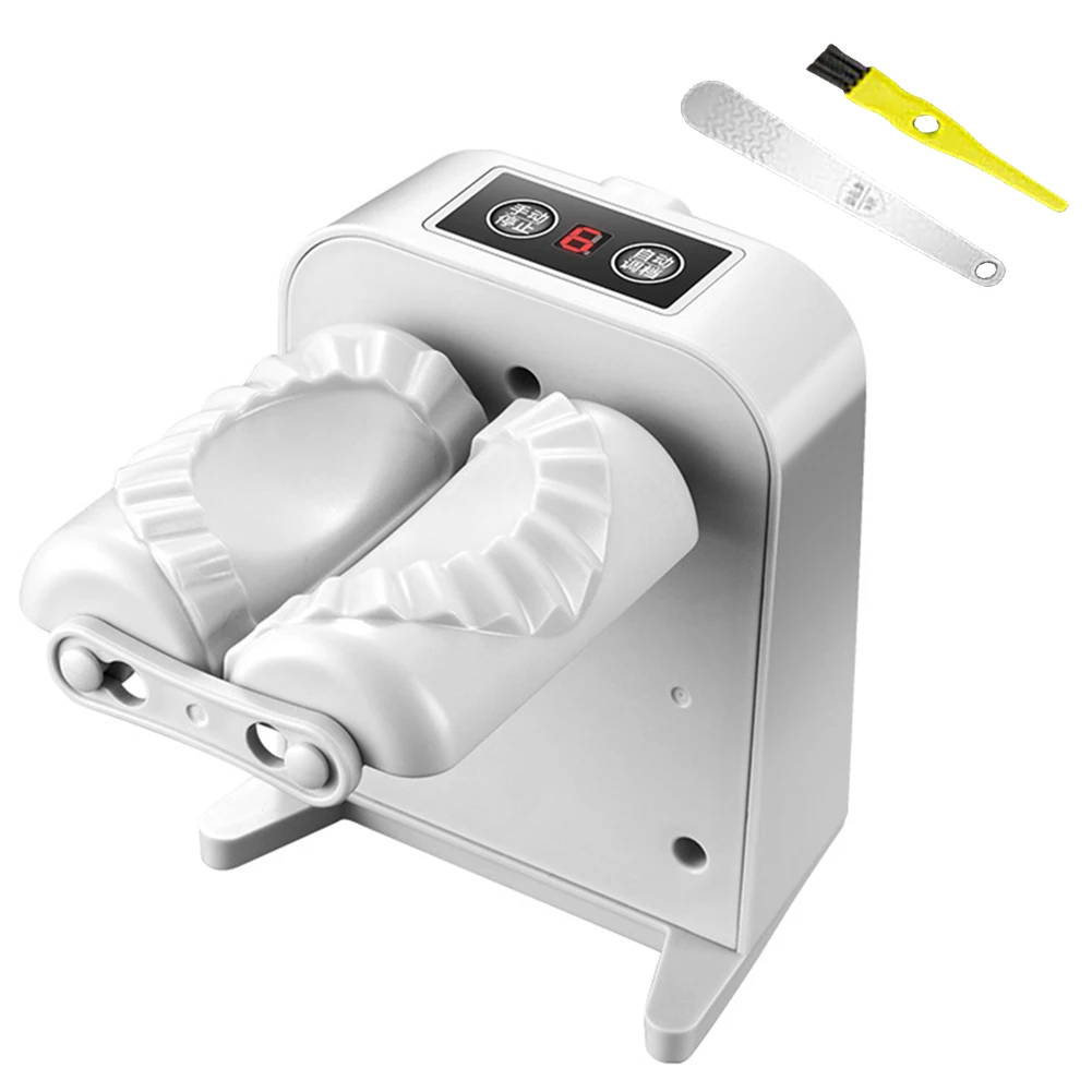 Sa75e86a6234548d8bcde6a8f064cb6ebD Electric Dumpling Maker Fully Automatic Dumpling Debt Machine Pressing Dumpling Skin Mould Empanada Ravioli Mould Kitchen Gadget