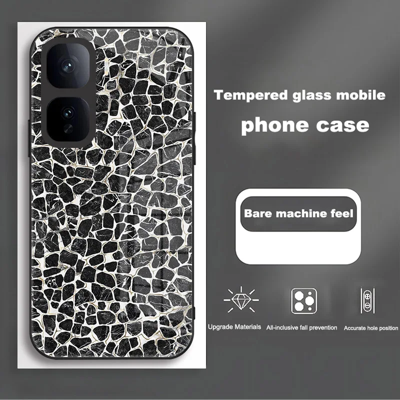 Enhanced Tempered Glass Protective Phone Case and Back Cover