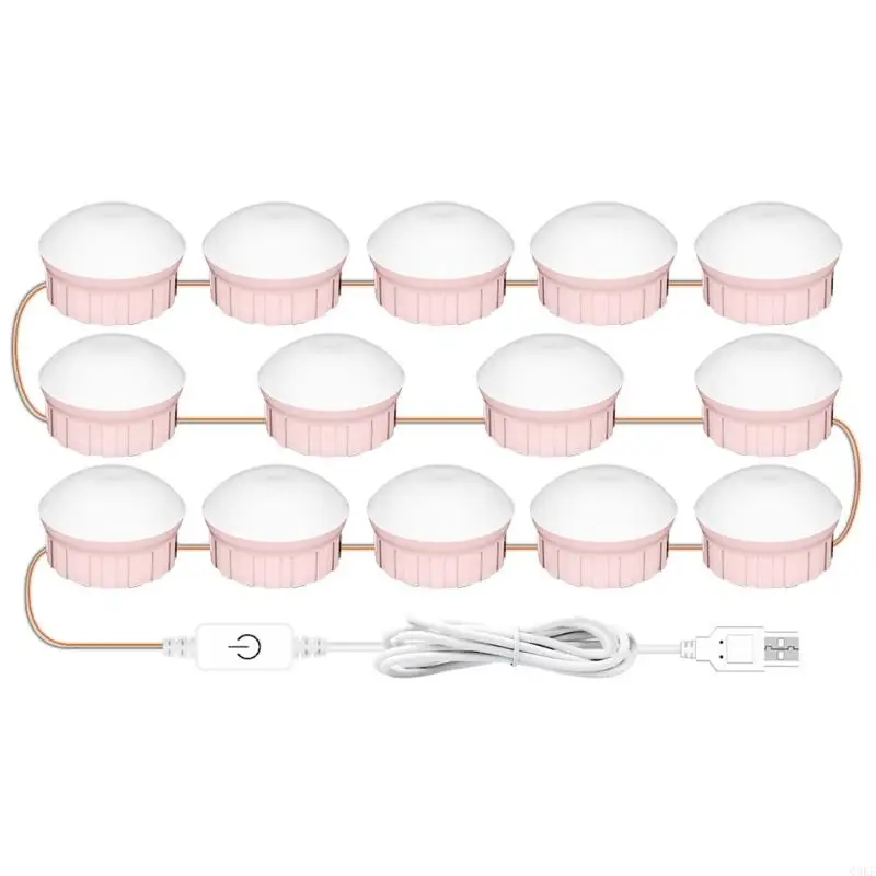 LED Makeup Lamp Set with Adjustable Brightness Mirror Light Suitable for Dressing Tables and Professional Makeup Studios