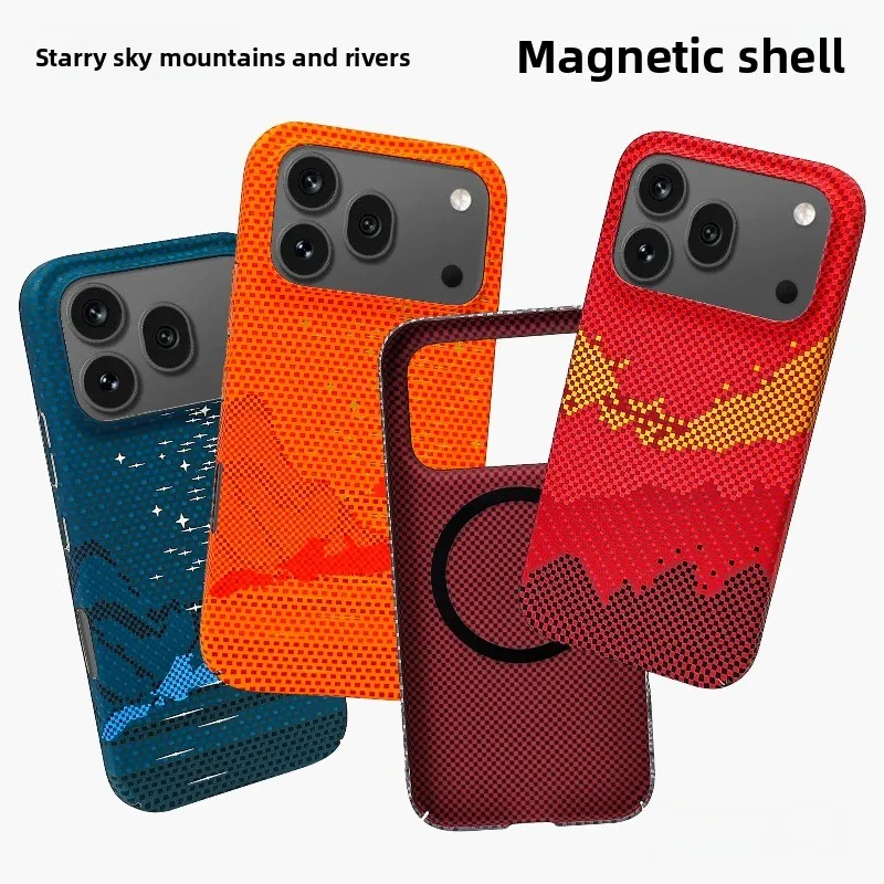 Stylish Carbon Fiber Magnetic Case for HONOR 600 Pro - Shockproof Bare-body Feel Cover