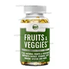 Fruit and vegetable supplements -27 adult superfoods, fruit and vegetable vitamins -60 vegetarian fruit capsules